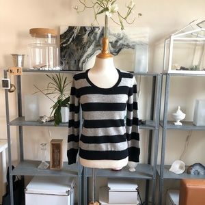 100% Cashmere Striped Sweater
